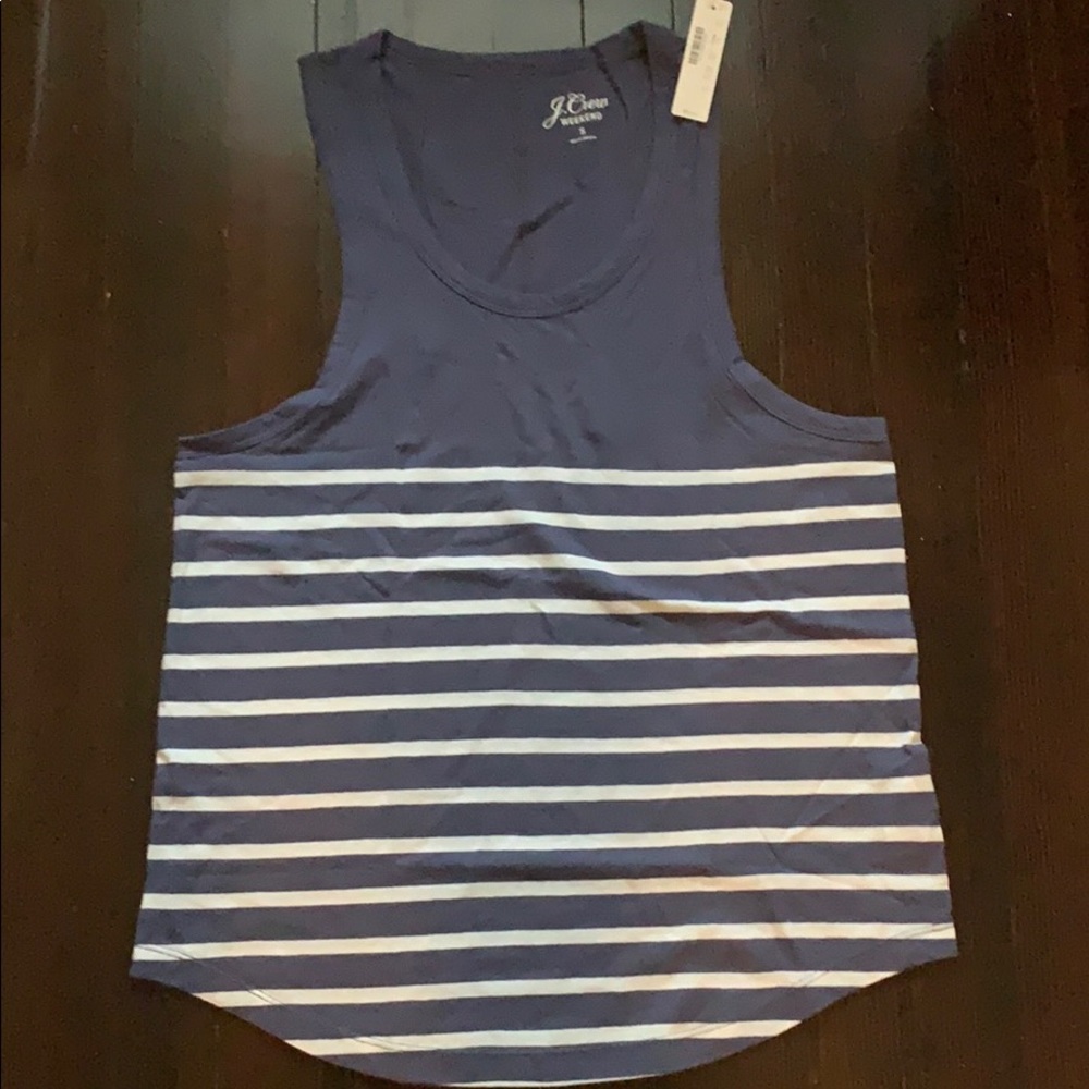 Jcrew striped tank.